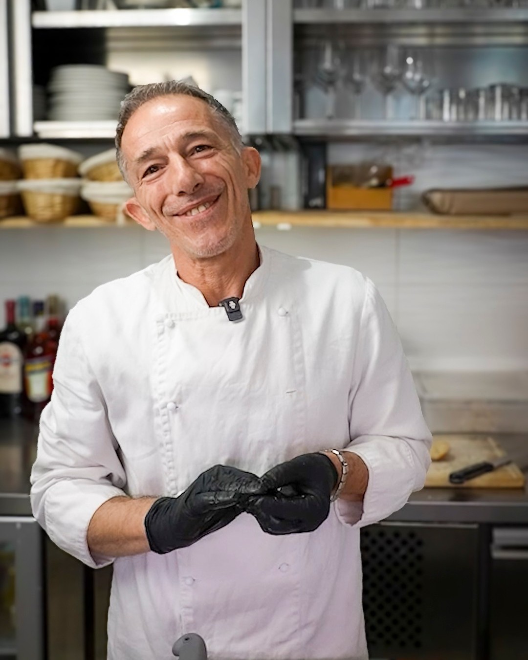 Beppe, chef cuisinier de Gourd'I Saint-Tropez