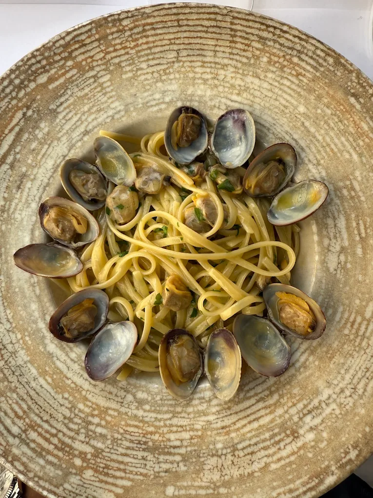 Linguini vongole aux palourdes fraîches