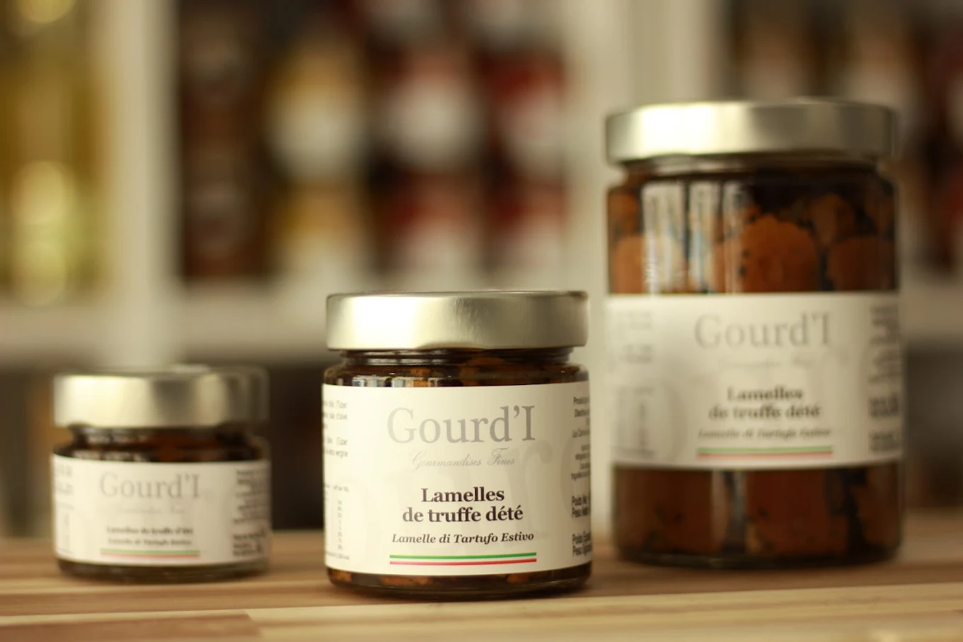 Pots Gourd'I avec lamelles de truffe d'été